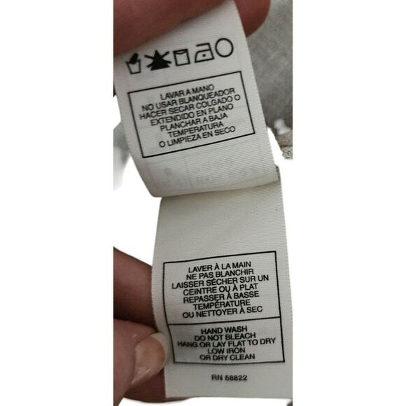 Max Studio Cinched Waist Short Linen Blazer Womens Size 8 Beige - Picture 9 of 9